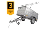 Anhänger mit Deckel Garden Trailer 200 KIPP 200×106 cm 750 kg