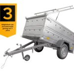 Anhänger mit Deckel Garden Trailer 200 KIPP 200×106 cm 750 kg